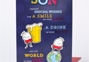 Birthday Card for son Free Printable Birthday Card World at Your Feet son Only 1 49