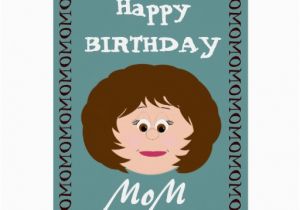 Birthday Card for son From Mother Happy Birthday Mom son Greeting Card Zazzle