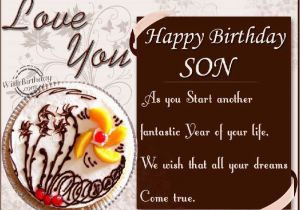 Birthday Card for son On Facebook Birthday Wishes to son From Parents Wishbirthday Com