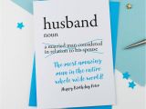 Birthday Card for Spouse Personalised Dictionary Birthday Card for Husband by A is