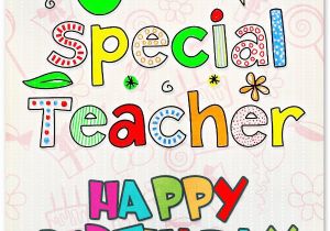 Birthday Card for Teacher Printable Birthday Wishes for Teacher