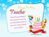 Birthday Card for Teacher Printable Birthday Wishes for Teacher Wordings and Messages