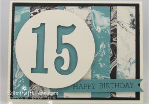 Birthday Card for Teenager Boy Easy Teenage Boy Birthday Card Stamp with Jenn