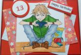 Birthday Card for Teenager Boy Teenage Boys Birthday Card Handmade Cards by Karen