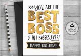 Birthday Card for the Boss Boss Birthday Card Card for Boss Boss Appreciation Card