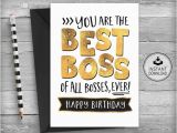 Birthday Card for the Boss Boss Birthday Card Card for Boss Boss Appreciation Card