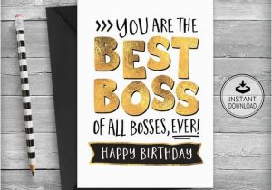 Birthday Card for the Boss Boss Birthday Card Card for Boss Boss Appreciation Card