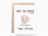 Birthday Card for the Boss Boss Birthday