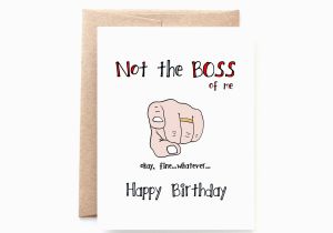 Birthday Card for the Boss Boss Birthday