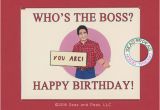 Birthday Card for the Boss who 39 S the Boss Birthday Funny Birthday Card tony Danza