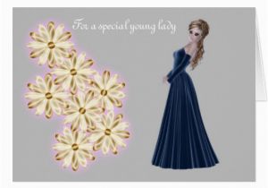 Birthday Card for Young Lady Happy Birthday to A Young Lady Sweet 16 Greeting Card Zazzle