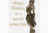 Birthday Card for Young Lady Steampunk Fashion Birthday Card for Young Lady Zazzle