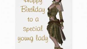 Birthday Card for Young Lady Steampunk Fashion Birthday Card for Young Lady Zazzle