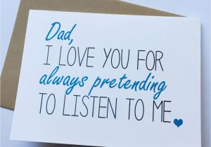 Birthday Card From Daughter to Father Dad Card Dad From Daughter Dad Birthday Card