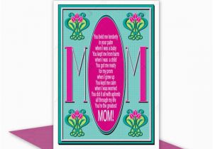 Birthday Card From Mom to Daughter Items Similar to Mom Mum Happy Birthday Card for Mother