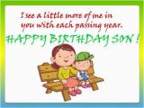 Birthday Card From Mother to son Birthday Greetings for son Quotes Quotesgram