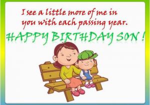 Birthday Card From Mother to son Birthday Greetings for son Quotes Quotesgram