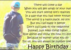 Birthday Card From Mother to son Birthday Quotes for son From Mom Quotesgram