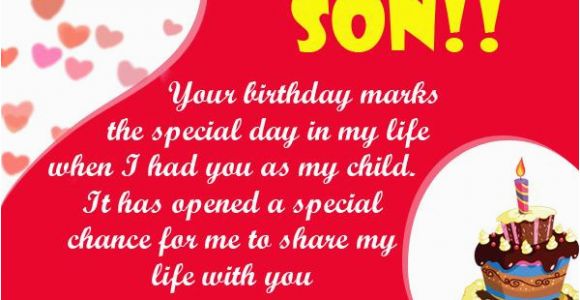 Birthday Card From Mother to son Birthday Wishes for son 365greetings Com