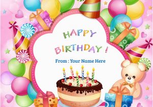 Birthday Card Images with Name Editor Happy Birthday Wishes Card with Name Edit