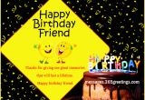 Birthday Card Messages for A Friend Happy Birthday Wishes for Friends 365greetings Com