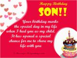 Birthday Card Messages for My son All Wishes Message Greeting Card and Tex Message