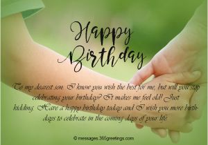 Birthday Card Messages for My son Birthday Wishes for son 365greetings Com