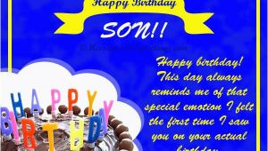 Birthday Card Messages for My son Birthday Wishes for son 365greetings Com
