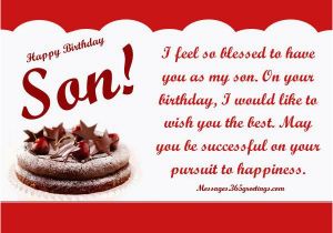 Birthday Card Messages for My son Birthday Wishes for son 365greetings Com