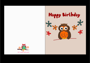 Birthday Card Pictures to Print Free Printable Cute Owl Birthday Cards