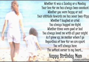 Birthday Card Poems Mom Birthday Poems for Mom Wishesmessages Com