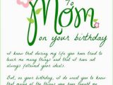 Birthday Card Poems Mom Happy Birthday Mom Birthday Wishes for Mom Funny Cards