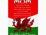 Birthday Card Poems Mom Welsh Mom Birthday Card Poem by Brian Harris Zazzle