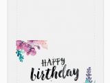 Birthday Card Print Outs Printable Birthday Card for Her