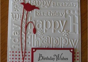 Birthday Card Reminder Folder Birthday Wishes Poppy Stamp Memory Box Happy Birthday