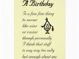 Birthday Card Rhymes Funny A Birthday A Funny Birthday Poem Greeting Cards Zazzle