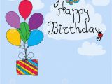 Birthday Card Salutations Happy Birthday Greeting Card Stock Vector Illustration