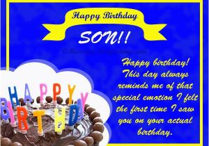 Birthday Card Sayings son Birthday Wishes for son 365greetings Com