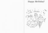 Birthday Card Template Black and White Free Printable Black and White Happy Birthday Cards Best
