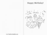 Birthday Card Template Black and White Free Printable Black and White Happy Birthday Cards Best