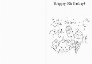 Birthday Card Template Black and White Free Printable Black and White Happy Birthday Cards Best
