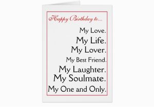 Birthday Card to Husband From Wife Happy Birthday Girlfriend Boyfriend Wife Husband Card