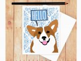 Birthday Card with Dogs Corgi Card Dog Birthday Card Cute Dog Card Corgi Art Corgi