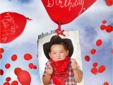 Birthday Card with Photo Insert Free Birthday Card with Flying Balloons Printable Photo Template