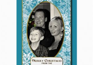 Birthday Card with Photo Insert Free Christmas Snowflake Photo Insert Greeting Card Zazzle