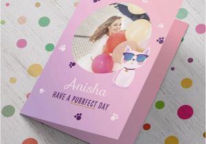 Birthday Card with Photo Upload Photo Upload Birthday Card Purrfect Day Photo Card Factory