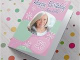 Birthday Card with Photo Upload Photo Upload Card 50th Birthday Girl Personalised
