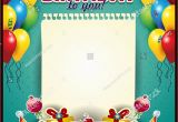 Birthday Card with Picture Insert Happy Birthday with A Sheet Of Paper Vertically with