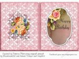 Birthday Card with Picture Insert Rose Happy Birthday A5 Insert Cup719257 1416 Craftsuprint