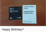 Birthday Cards Against Humanity 25 Best Memes About Cards Against Humanity and Birthday